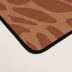 Leopard Print Pattern in Terracotta Desk Mat Gallery Image 4