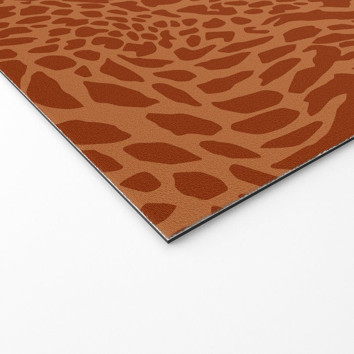 Leopard Print Pattern in Terracotta Welcome Mat Gallery Image 2