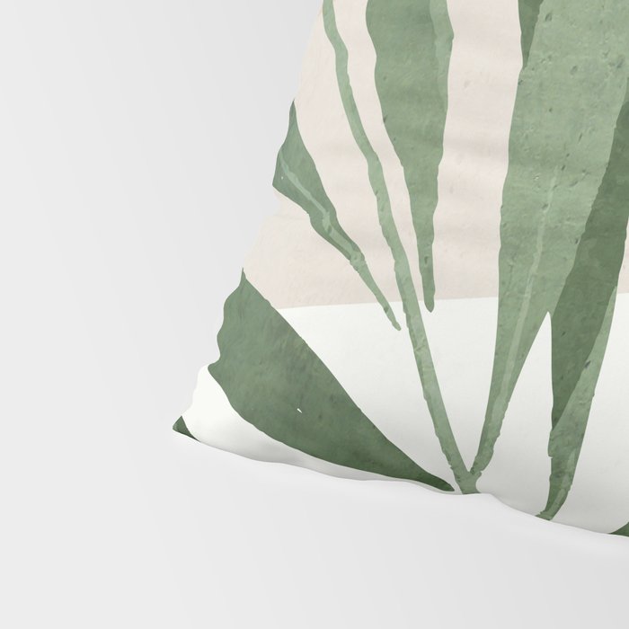 Abstract Art Tropical Leaves 72 Pillow Sham Gallery Image 4