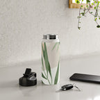 Abstract Art Tropical Leaves 72 Water Bottle Gallery Image 4