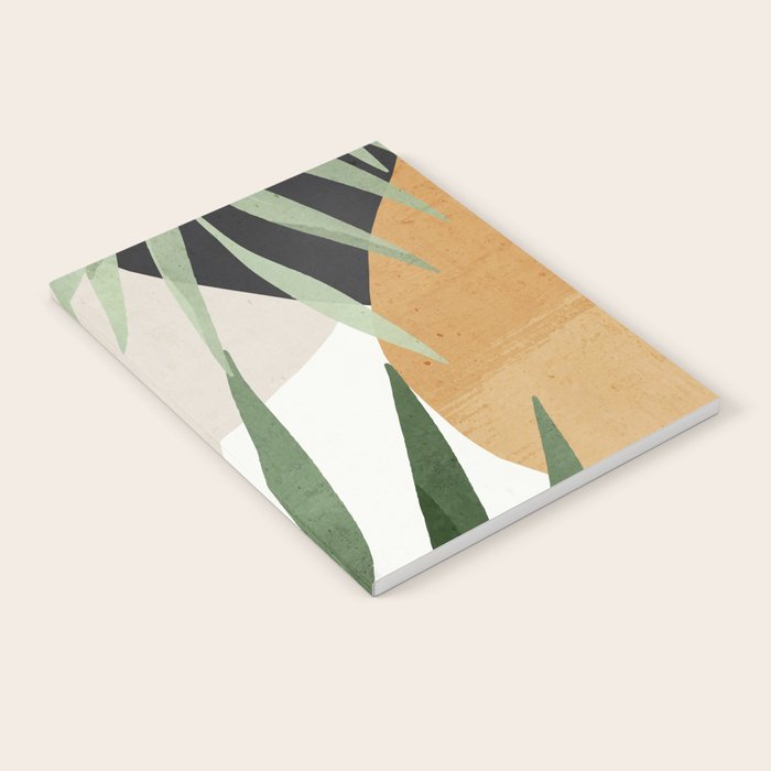 Abstract Art Tropical Leaves 72 Notebook Gallery Image 1