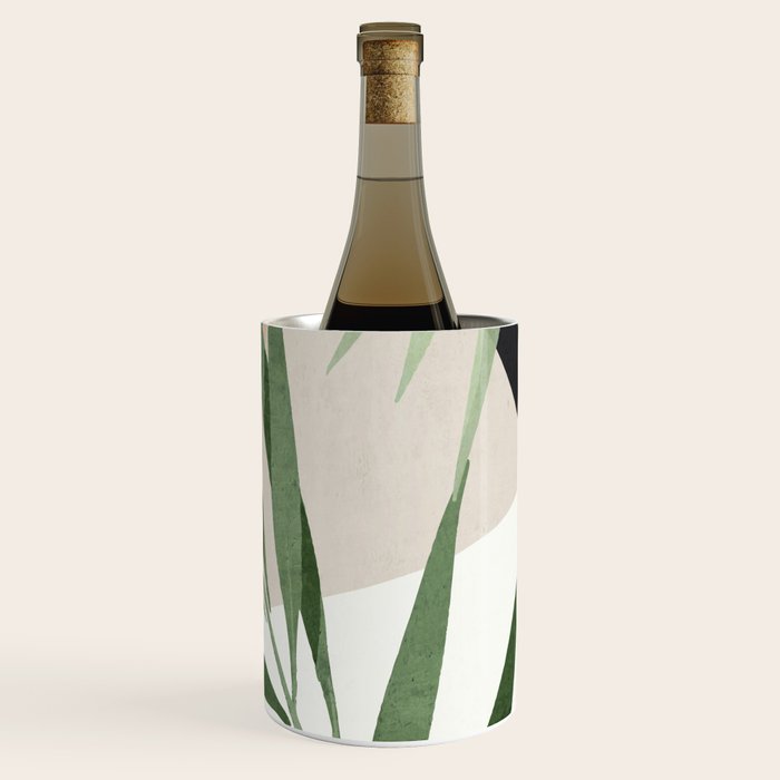 Abstract Art Tropical Leaves 72 Wine Chiller Gallery Image 1