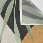 Abstract Art Tropical Leaves 72 Wall Tapestry Gallery Image 3