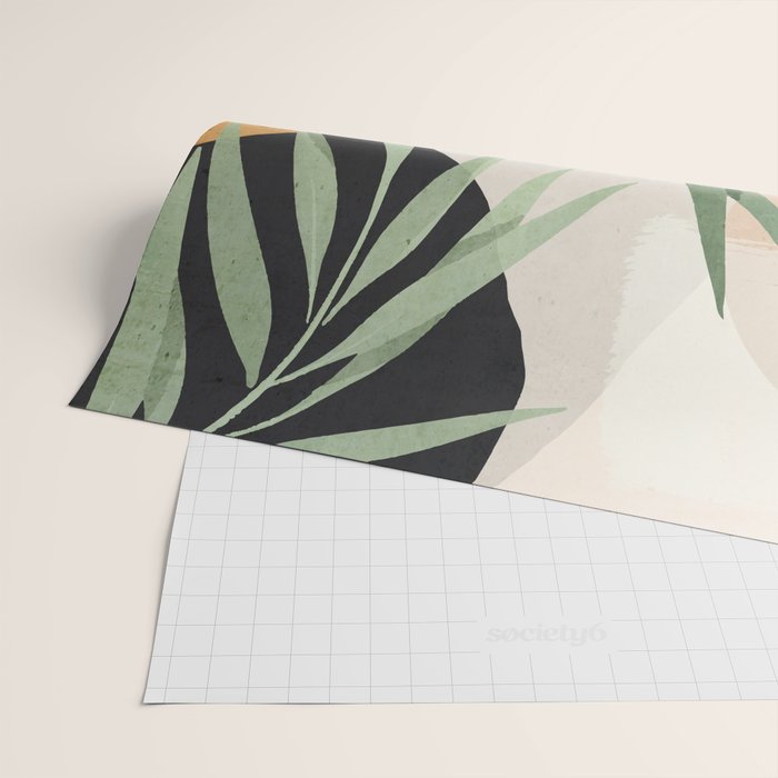 Abstract Art Tropical Leaves 72 Wrapping Paper Gallery Image 2