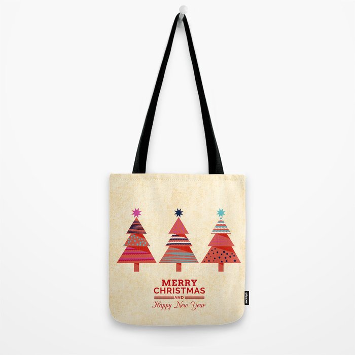 Three Christmas Trees Tote Bag Gallery Image 2