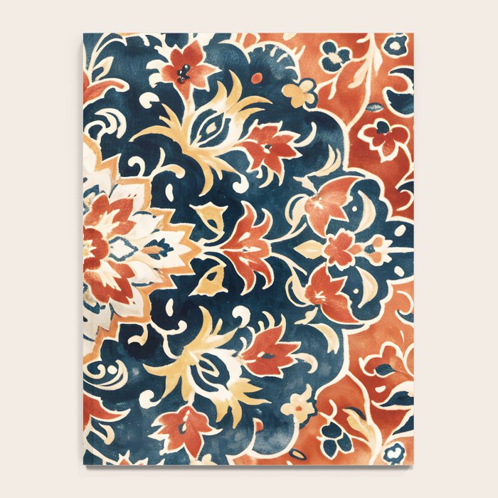 Indigo and Floral Spice Mandala Notebook Gallery Image 4