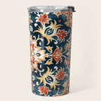 Indigo and Floral Spice Mandala Travel Mug Gallery Image 2