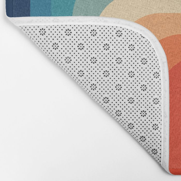 Retro 70s Color Palette III Bath Mat Gallery Image 2