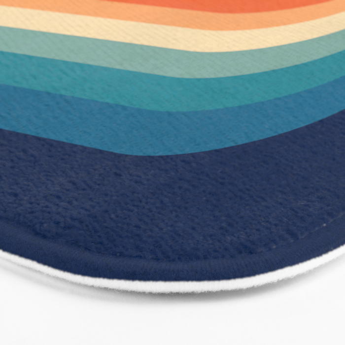 Retro 70s Color Palette III Bath Mat Gallery Image 3