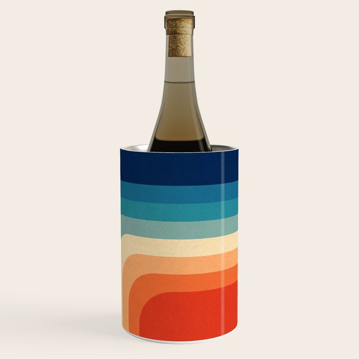 Retro 70s Color Palette III Wine Chiller Gallery Image 1