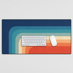 Retro 70s Color Palette III Desk Mat Gallery Image 1