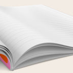 Orange Shapes on Pink Notebook Gallery Image 2