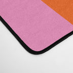 Orange Shapes on Pink Desk Mat Gallery Image 4