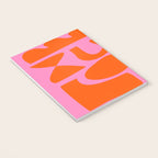 Orange Shapes on Pink Notebook Gallery Image 3