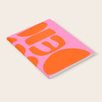 Orange Shapes on Pink Notebook Gallery Image 2