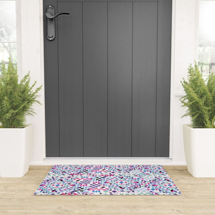 BM3 Tribal geometric Welcome Mat Gallery Image 3
