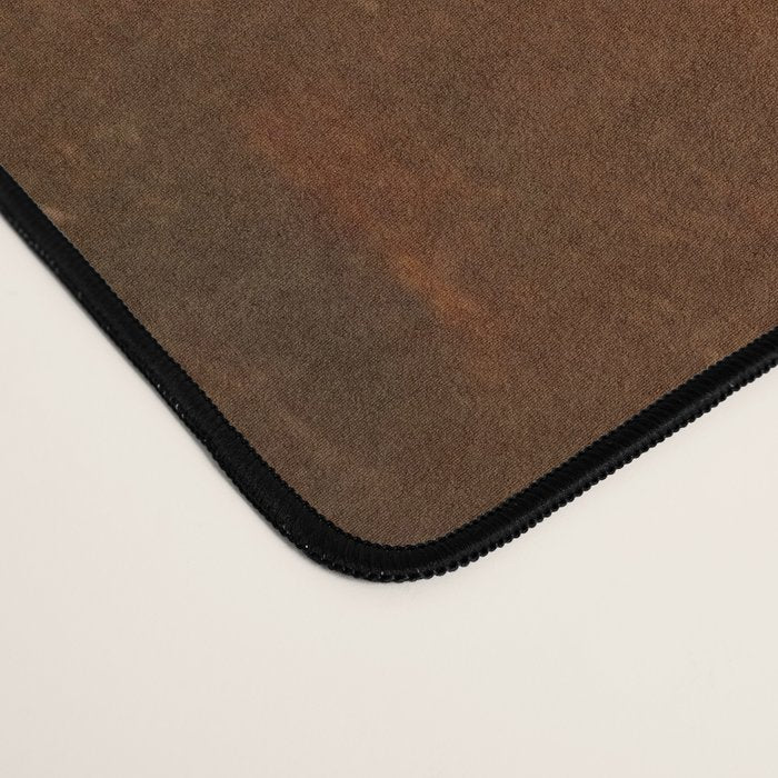 Earthy Rust Copper and Bronze Japandi Art Desk Mat Gallery Image 4