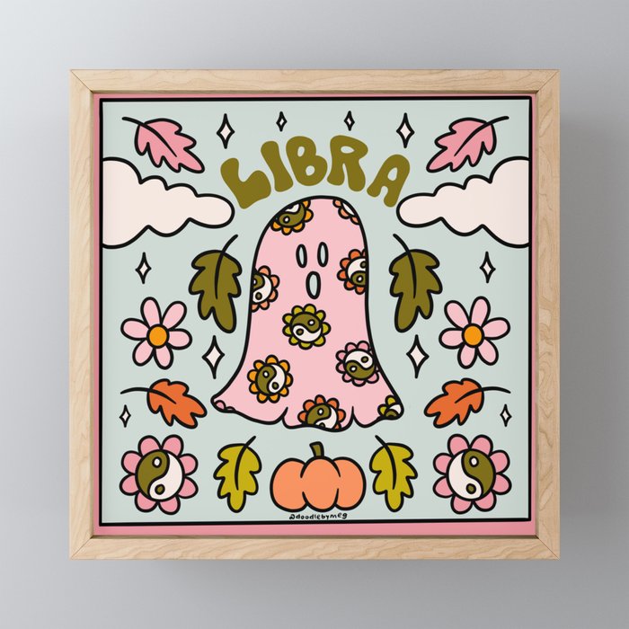 Libra Ghost Mini Art Print Gallery Image 1