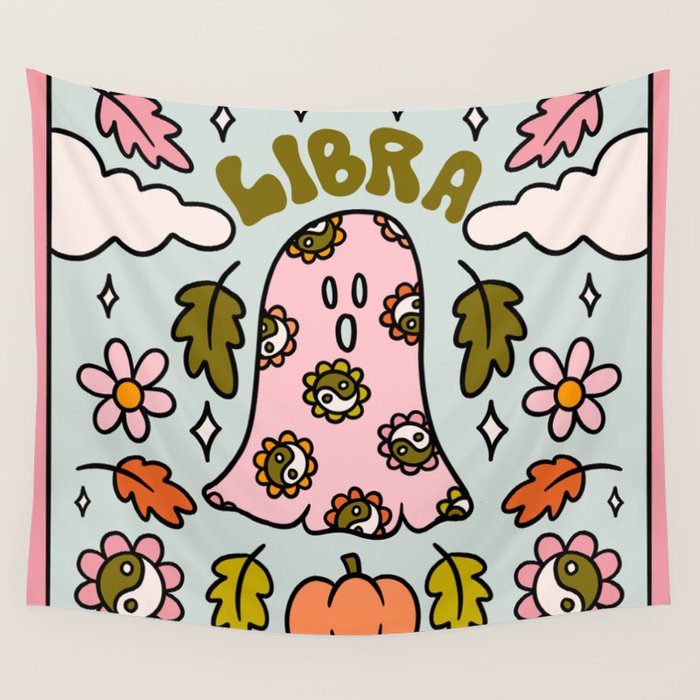 Libra Ghost Wall Tapestry Gallery Image 4