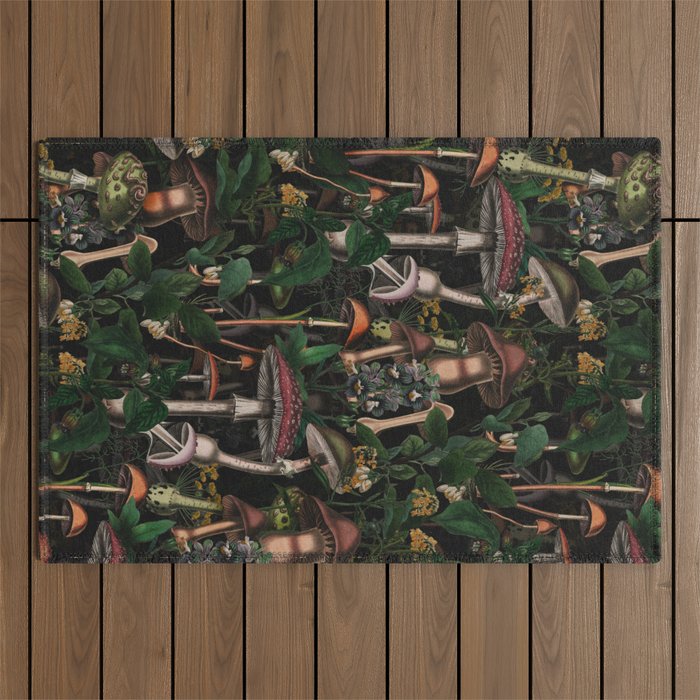Mushroom Paradise III Outdoor Rug Gallery Image 1