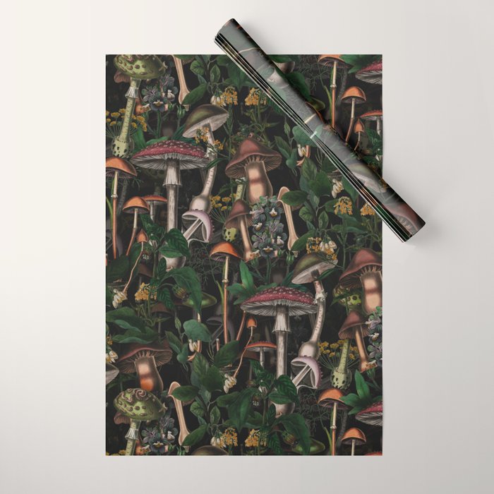 Mushroom Paradise III Wrapping Paper Gallery Image 1