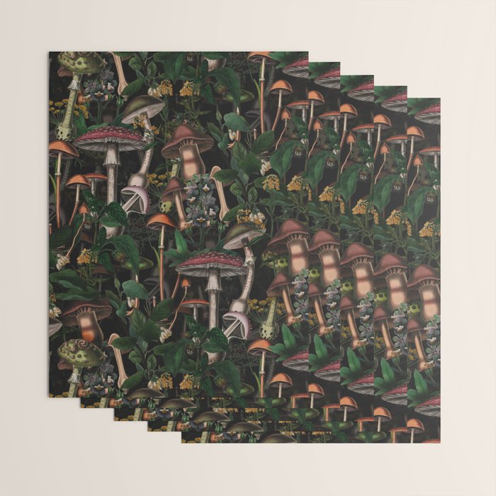 Mushroom Paradise III Wrapping Paper Gallery Image 3