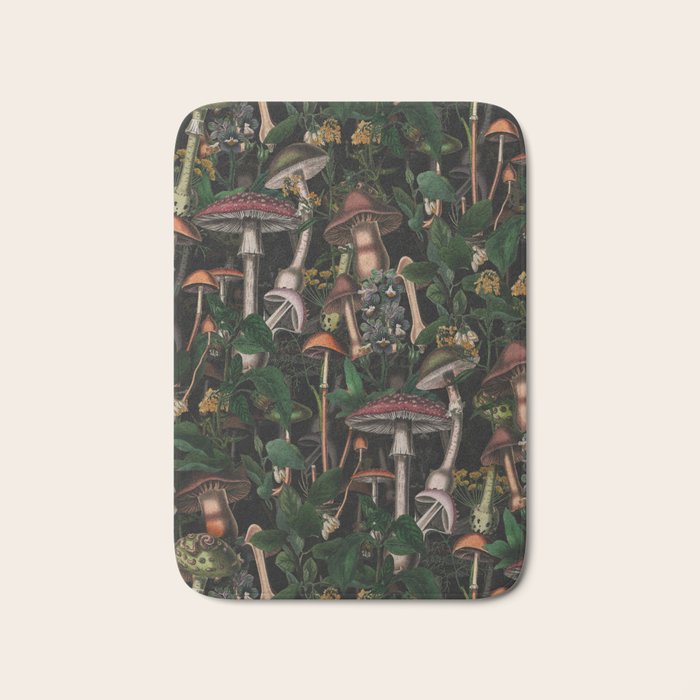 Mushroom Paradise III Bath Mat Gallery Image 1