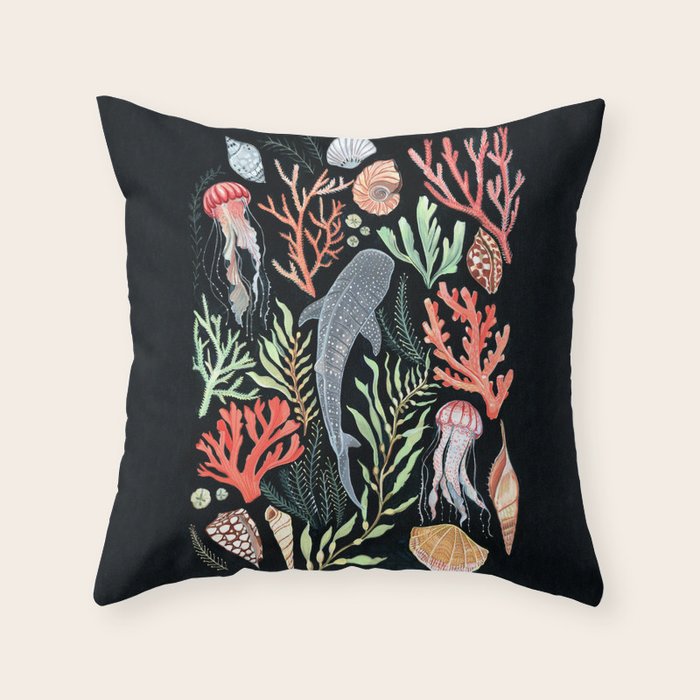 Whale shark Throw Pillow Gallery Image 6