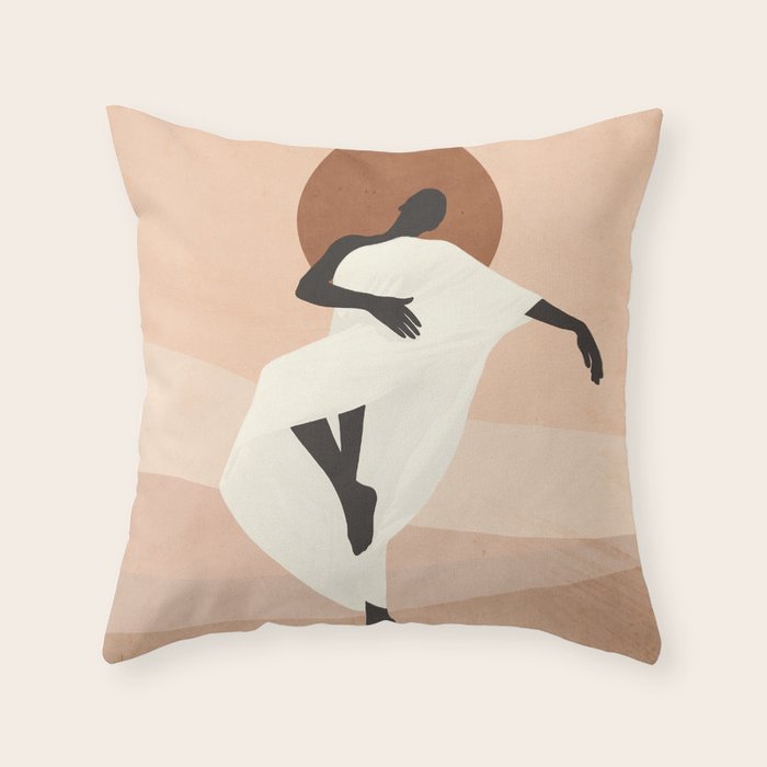Dance 4 Throw Pillow Gallery Image 1