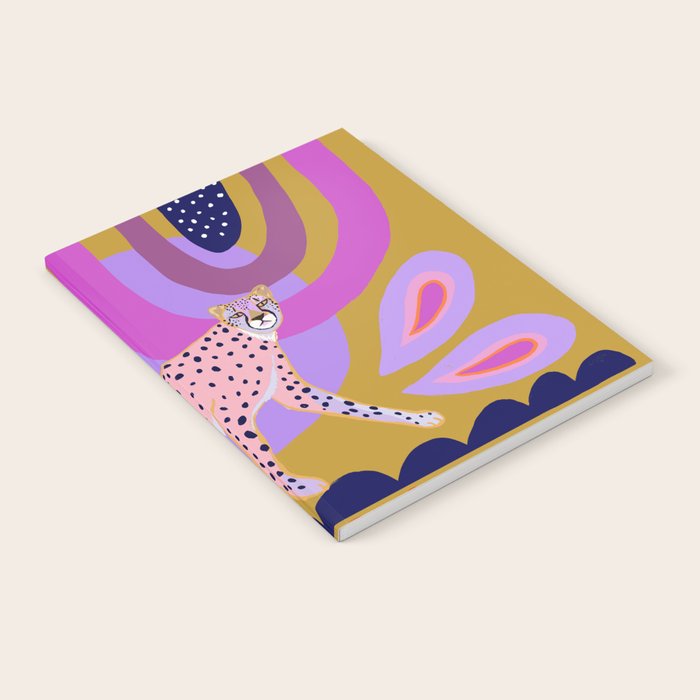 Modern Cheetah Notebook Gallery Image 2