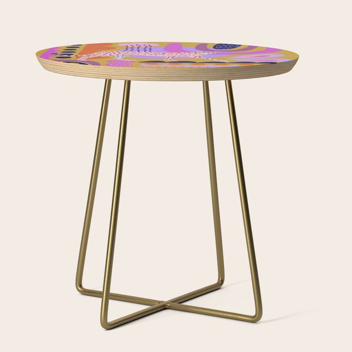 Modern Cheetah Side Table Gallery Image 1