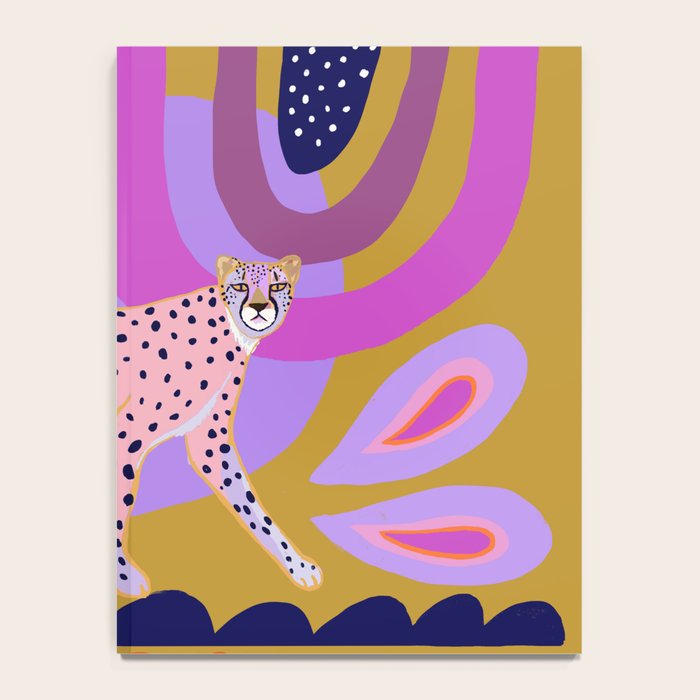 Modern Cheetah Notebook Gallery Image 4