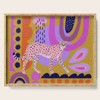 Modern Cheetah Serving Tray Gallery Image 1