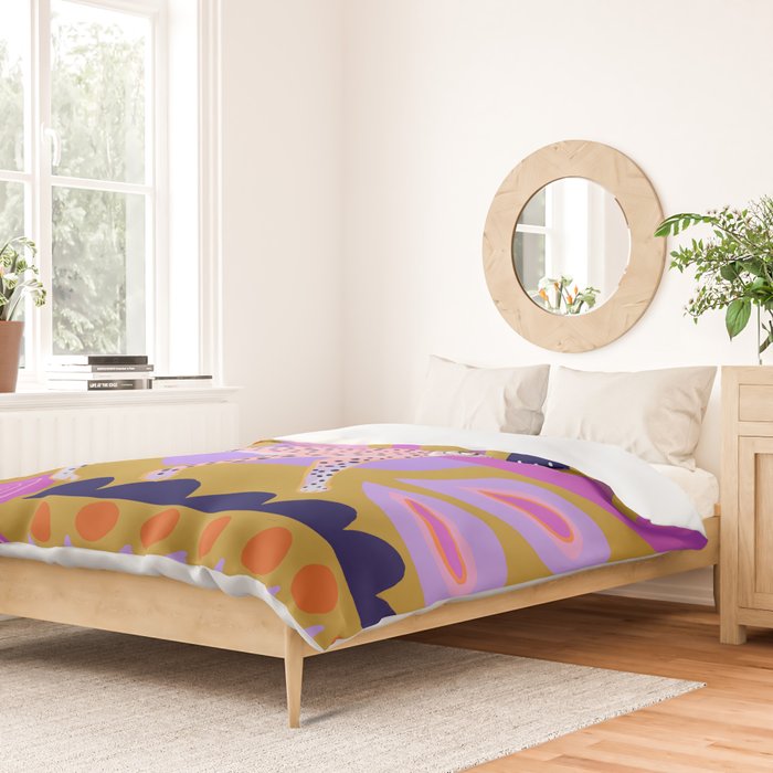 Modern Cheetah Duvet Cover Gallery Image 2
