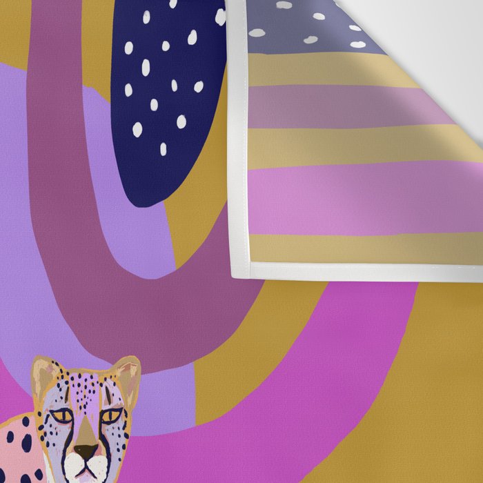 Modern Cheetah Wall Tapestry Gallery Image 3