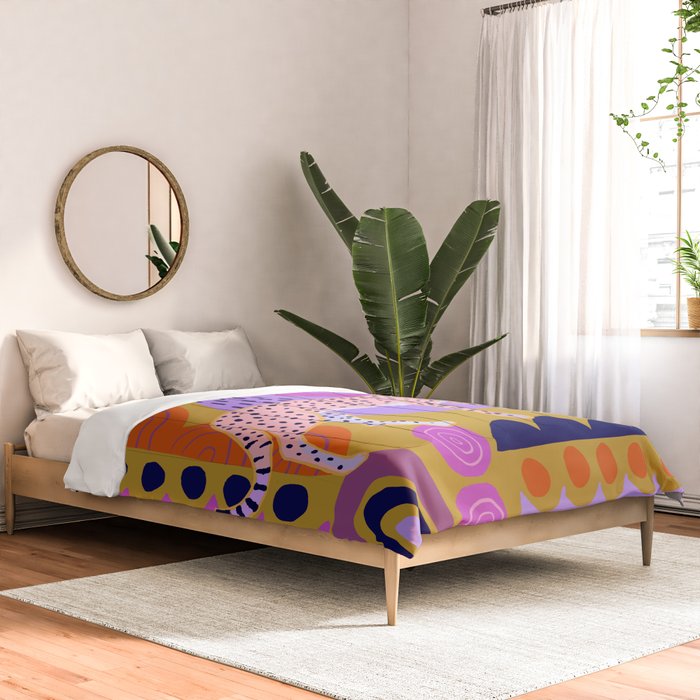 Modern Cheetah Comforter Gallery Image 2
