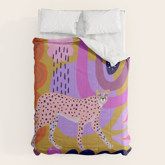 Modern Cheetah Comforter Gallery Image 6