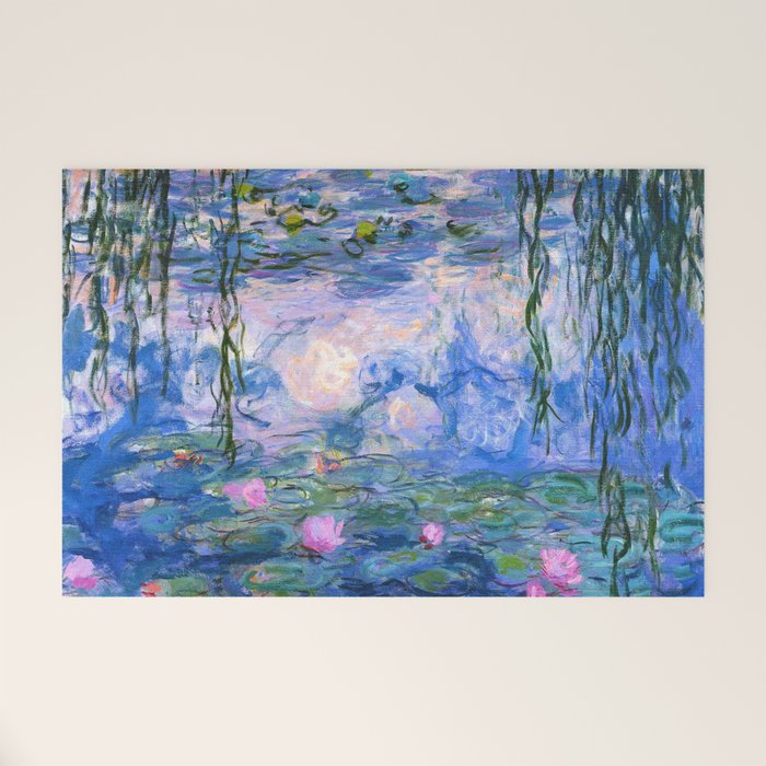 Water Lilies Monet Welcome Mat Gallery Image 1