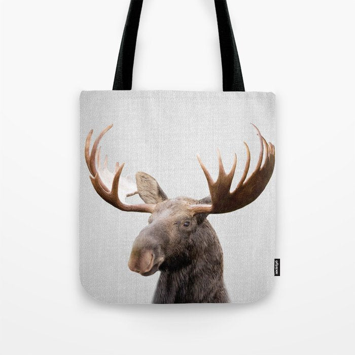 Moose - Colorful Tote Bag Gallery Image 1