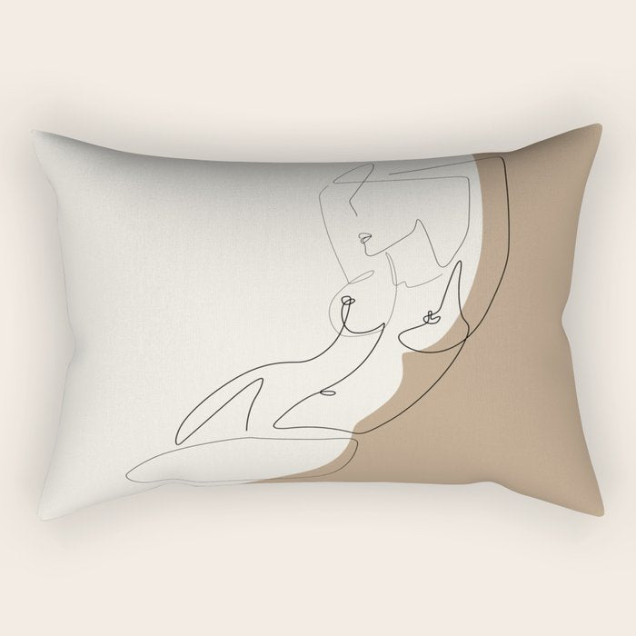 Nakedness Rectangular Pillow Gallery Image 1
