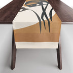 Minimalist Abstract Art Branch 6 Table Runner Gallery Image 1
