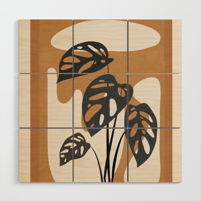 Minimalist Abstract Art Branch 6 Wood Wall Art Gallery Image 1