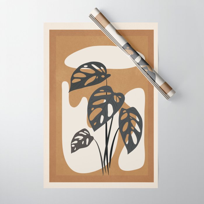Minimalist Abstract Art Branch 6 Wrapping Paper Gallery Image 1