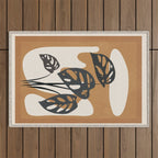 Minimalist Abstract Art Branch 6 Outdoor Rug Gallery Image 1