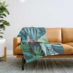 Forest Gaze Throw Blanket Gallery Image 1