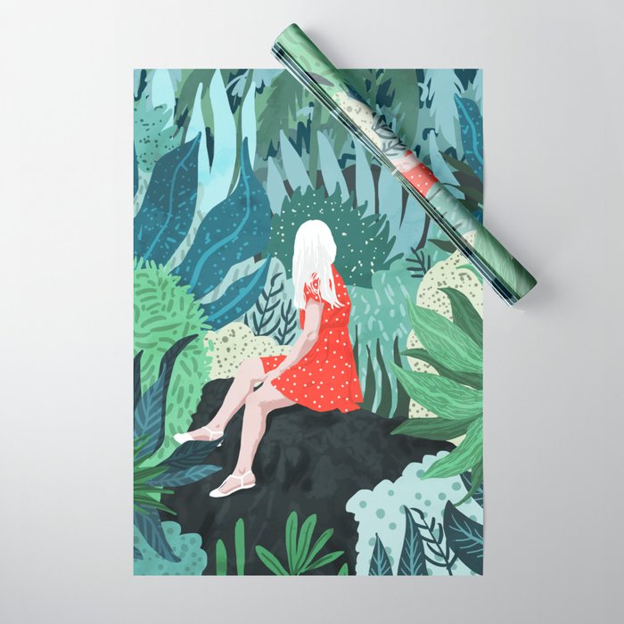 Forest Gaze Wrapping Paper Gallery Image 1