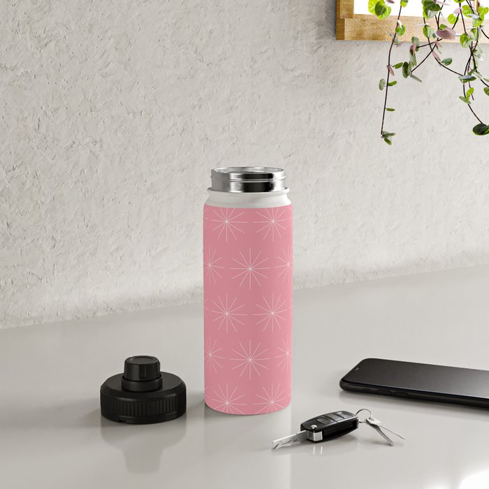 Minimalist Starburst Pattern V Water Bottle Gallery Image 4