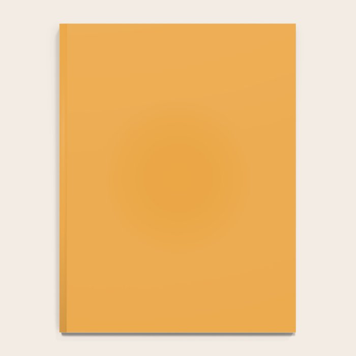 Apricot Orange Solid Color Notebook Gallery Image 4