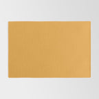 Apricot Orange Solid Color Rug Gallery Image 2