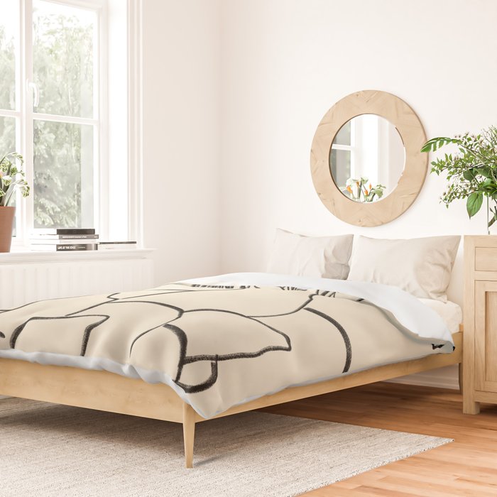 LEMONS AND FLOWERS Duvet Cover Gallery Image 2